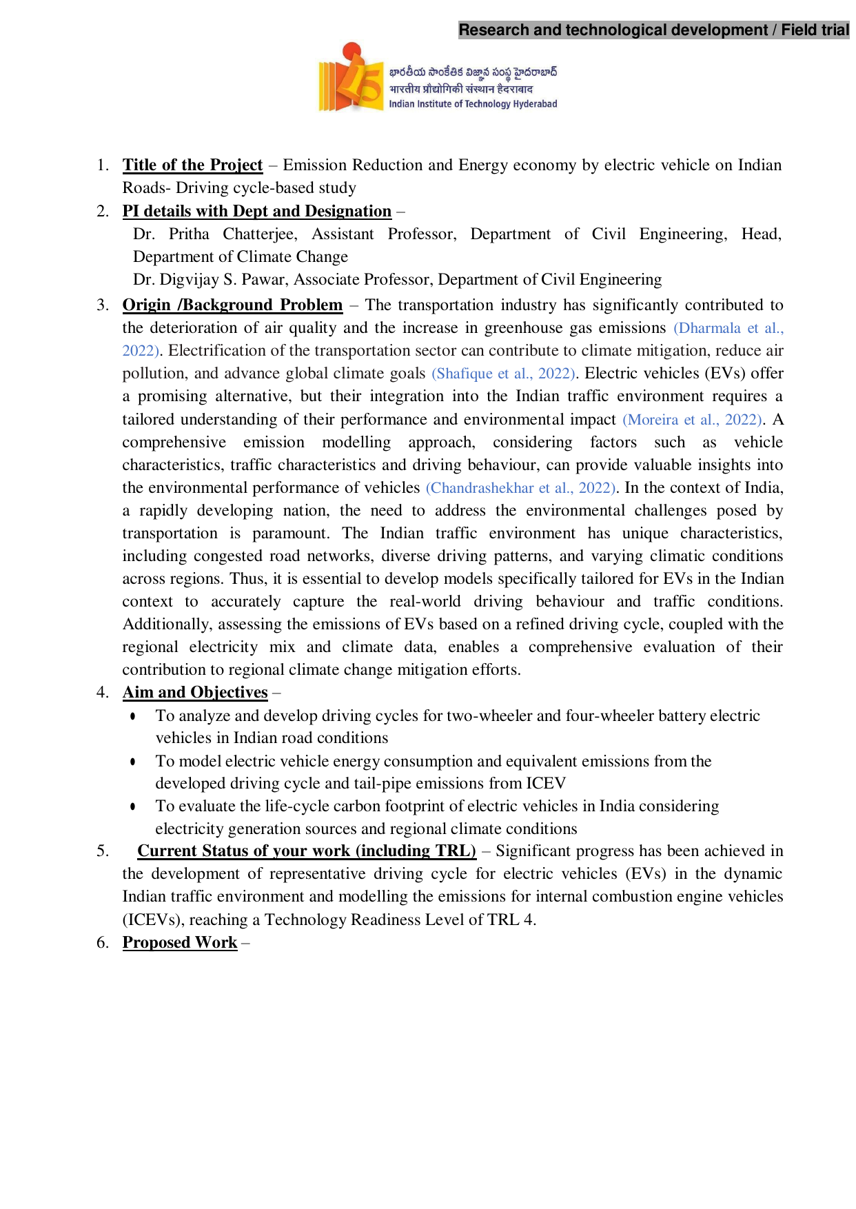 Research and Technology Preview